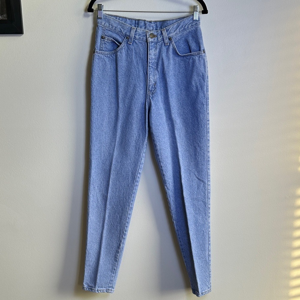 Vintage Levis Native Blue White Tab Womens High Rise Tapered Skinny Jeans 11 USA